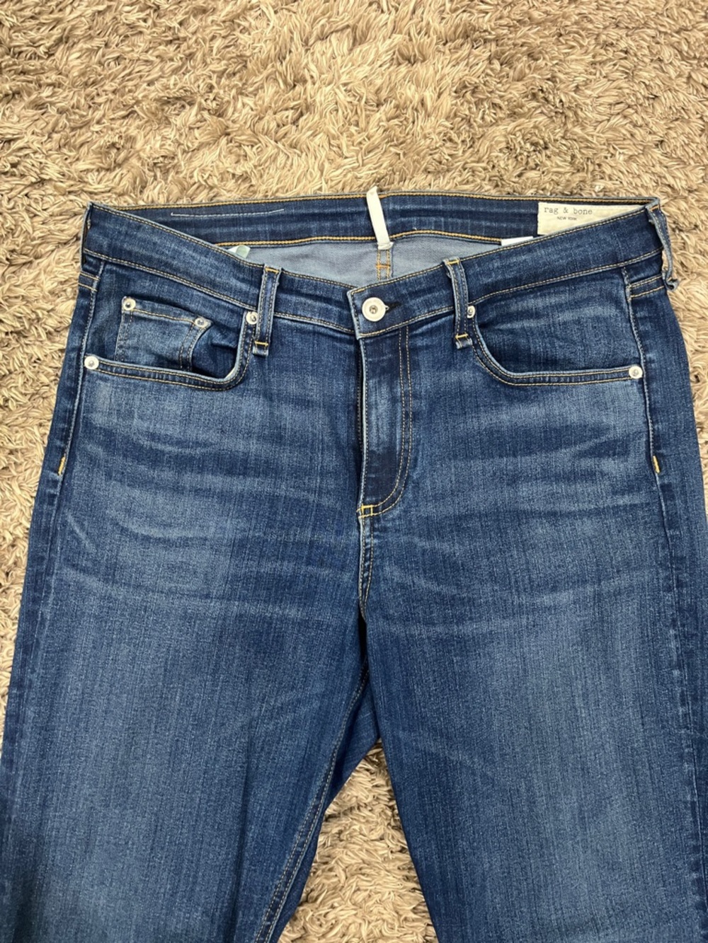 rag & bone Mid Rise Ankle Skinny Jeans - Picture 5 of 8